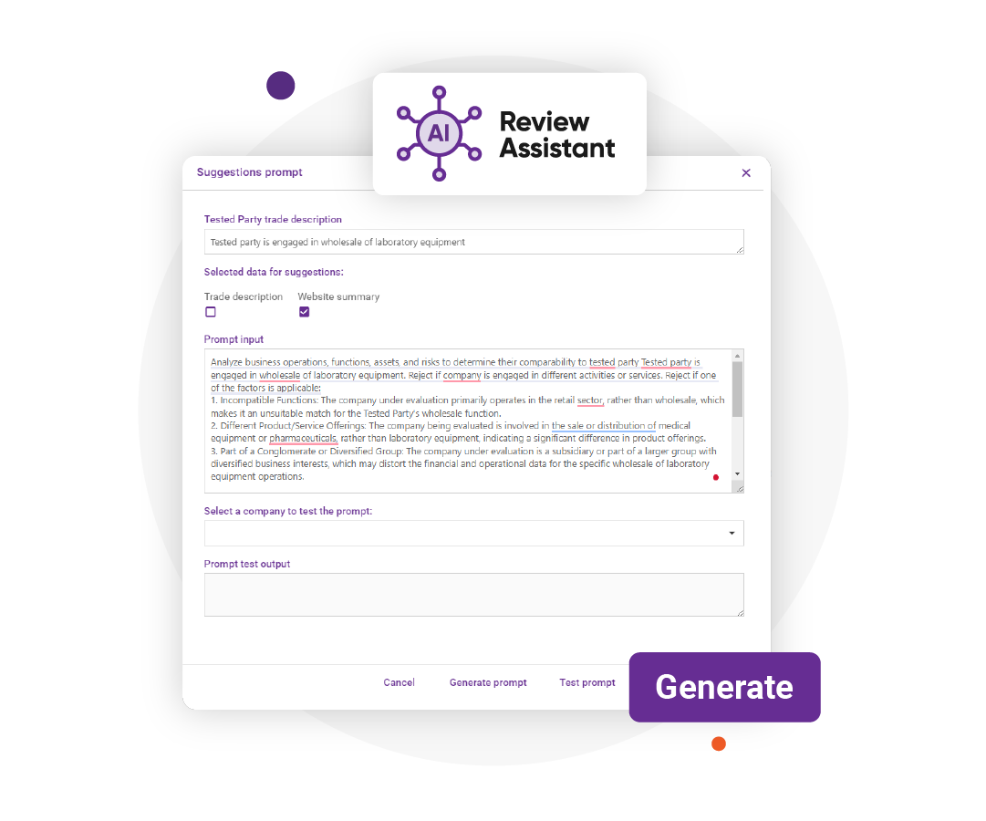 Transfer Pricing Benchmark TPbenchmark